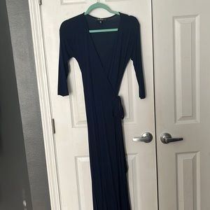 Lulus wrap maxi dress